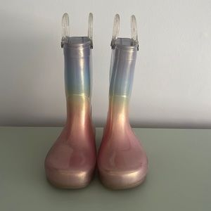 Cat and Jack Rainbow Sparkle Rainboats Size toddler 10